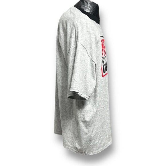 Nebraska Huskers 3XL Gray T-Shirt NWOT Oversize NCAA Football Graphic Tee Cotto - Picture 2 of 7